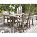  Signature Design by Ashley Seacliff Beach PCP228-642 Rectangular Counter Table with Umbrella Option IMAGE 6