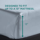 Tempur-Pedic TEMPUR-Adapt Luxe Egyptian Cotton Sheets - Sleepy Blue (Full) IMAGE 13