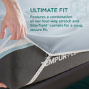  Tempur-Pedic TEMPUR-Adapt Luxe Egyptian Cotton Sheets - Sleepy Blue (Split King) IMAGE 17