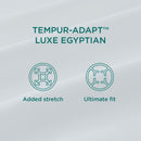  Tempur-Pedic TEMPUR-Adapt Luxe Egyptian Cotton Sheets - White (Twin XL) IMAGE 10