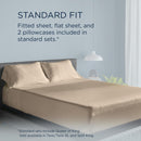 Tempur-Pedic TEMPUR breeze cooling Sheet Set Sandstone (California King ) - Maison Elegance Furniture LLC