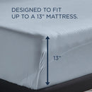 Tempur-Pedic TEMPUR breeze cooling Sheet Set Sleepy Blue (Split California King) - Maison Elegance Furniture LLC