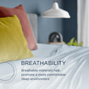 Tempur-Pedic TEMPUR breeze cooling Sheet Set Sleepy Blue (Split California King) - Maison Elegance Furniture LLC