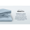  Tempur-Pedic TEMPUR Classic Cotton Sheet Set Cool Gray (Queen) IMAGE 14