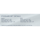  Tempur-Pedic TEMPUR Classic Cotton Sheet Set Sandstone (Split California King) IMAGE 19
