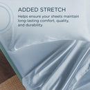  Tempur-Pedic TEMPUR Classic Cotton Sheet Set Sleepy Blue (Queen) IMAGE 7