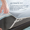  Tempur-Pedic TEMPUR Classic Cotton Sheet Set Sleepy Blue (Twin XL) IMAGE 9