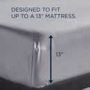  Tempur-Pedic TEMPUR Classic Cotton Sheet Set Sleepy Silver Mist (Queen) IMAGE 3