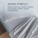  Tempur-Pedic TEMPUR Classic Cotton Sheet Set Sleepy Silver Mist (King) IMAGE 7