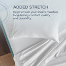  Tempur-Pedic TEMPUR Classic Cotton Sheet Set White (King) IMAGE 7