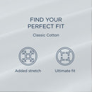  Tempur-Pedic TEMPUR Classic Cotton Sheet Set White (Split King) IMAGE 12