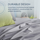  Tempur-Pedic TEMPUR Luxe Egyptian Cotton Pillowcase Set  Silver Mist (King) IMAGE 7