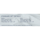  Tempur-Pedic TEMPUR Luxe Egyptian Cotton Sheet Set Cool Gray (King) IMAGE 19
