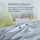  Tempur-Pedic TEMPUR Luxe Egyptian Cotton Sheet Set Sleepy Blue (Twin XL) IMAGE 7