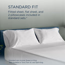  Tempur-Pedic TEMPUR Luxe Egyptian Cotton Sheet Set White (King) IMAGE 11