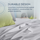  Tempur-Pedic TEMPUR Luxe Egyptian Cotton Sheet Set White (Twin) IMAGE 7