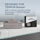  Tempur-Pedic Tempur-Pedic Breeze Pillowcase Set - Graphite (King) IMAGE 9