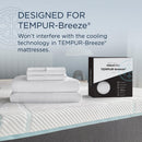  Tempur-Pedic Tempur-Pedic Breeze Pillowcase Set - White (King) IMAGE 8