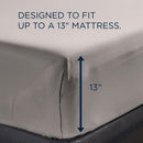  Tempur-Pedic Tempur-Pedic ProPerformance Pillowcase Set - Graphite (King) IMAGE 3