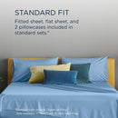  Tempur-Pedic TEMPUR ProAir Sheet Set Blue Azure (California King ) IMAGE 11