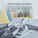  Tempur-Pedic TEMPUR ProAir Sheet Set Sleepy Blue (Full) IMAGE 7