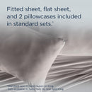  Tempur-Pedic TEMPUR Rayon from Bamboo Sheet Set Cool Gray (King) IMAGE 11