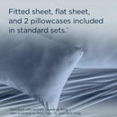  Tempur-Pedic TEMPUR Rayon from Bamboo Sheet Set Vintage Indigo (Twin XL) IMAGE 11