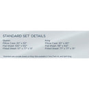  Tempur-Pedic TEMPUR Rayon from Bamboo Sheet Set White (Split California King) IMAGE 19