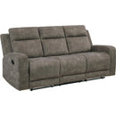  Manufacturer Color_Brown -- Muncie 9635BR-3 Double Reclining Sofa IMAGE 1