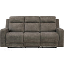  Manufacturer Color_Brown -- Muncie 9635BR-3 Double Reclining Sofa IMAGE 2