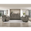  Manufacturer Color_Brown -- Muncie 9635BR-3 Double Reclining Sofa IMAGE 8
