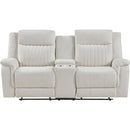 Homelegance Dean 9646BE-2 Double Reclining Love Seat with Center Console IMAGE 2