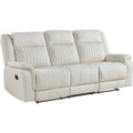  Manufacturer Color_Beige -- Dean 9646BE-3 Double Reclining Sofa IMAGE 1