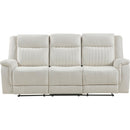  Manufacturer Color_Beige -- Dean 9646BE-3 Double Reclining Sofa IMAGE 2