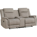  Homelegance Dean 9646DV-2 Double Reclining Love Seat with Center Console IMAGE 1