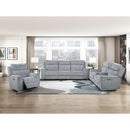  Manufacturer Color_Grey -- Celeste 9670GY-2PWH Power Reclining Love Seat with Center Console IMAGE 8