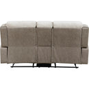  Manufacturer Color_Beige -- Harriette 9703BE-2 Double Reclining Love Seat with Center Console IMAGE 4