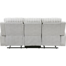  Homelegance Benton 9728LGY-3 Double Reclining Sofa IMAGE 4