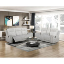  Homelegance Benton 9728LGY-2 Double Reclining Love Seat with Center Console IMAGE 8