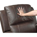  Homelegance Austin 9735BRW-2 Double Reclining Love Seat with Center Console IMAGE 6