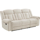  Manufacturer Color_Beige -- Nutmeg 9901BE-3 Double Reclining Sofa IMAGE 1