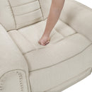  Manufacturer Color_Beige -- Nutmeg 9901BE-3 Double Reclining Sofa IMAGE 6
