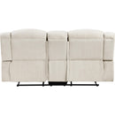  Manufacturer Color_Beige -- Nutmeg 9901BE-2 Double Reclining Love Seat with Center Console IMAGE 4
