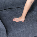  Manufacturer Color_Blue -- Homelegance Bennett Stationary Fabric Sofa IMAGE 4