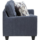  Manufacturer Color_Blue -- Homelegance Bennett Stationary Fabric Loveseat IMAGE 4