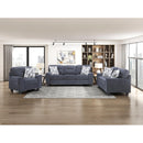  Manufacturer Color_Blue -- Homelegance Bennett Stationary Fabric Loveseat IMAGE 8