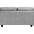  Manufacturer Color_Grey -- Bennett 8416GY-2 Love Seat IMAGE 4