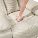  Manufacturer Color_Beige -- Homelegance Huron Power Reclining Polyurethane Sofa IMAGE 10
