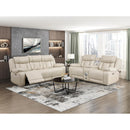  Manufacturer Color_Beige -- Homelegance Huron Power Reclining Polyurethane Sofa IMAGE 11