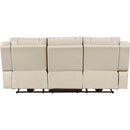  Manufacturer Color_Beige -- Homelegance Huron Power Reclining Polyurethane Sofa IMAGE 6